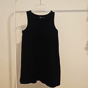 THEORY Virgin Wool Mini Black Dress